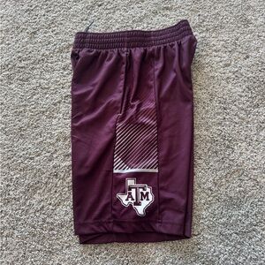 Texas A&M Aggies Boys’ Climalite Adidas Performance Shorts - Maroon